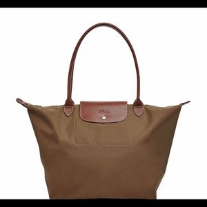 Longchamp large nylon shoulder tote